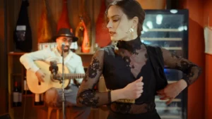 tapas bar, zenés estek